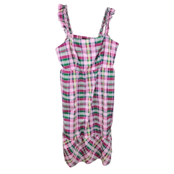 Torrid Mini Poplin Tiered Ruffle Strap Dress Size 1x - Picture 4 of 13